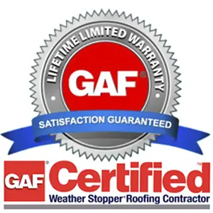 GAF Certified roofing contractor badge